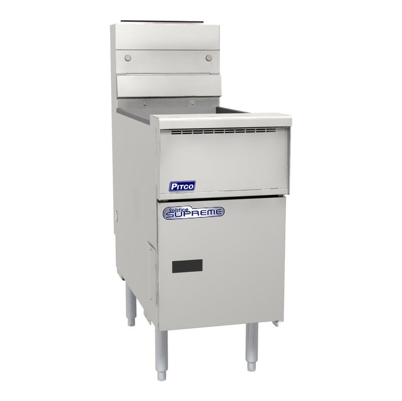 Picto Solstice Supreme Gas Floor Fryer w/ Intellifry Computer Controls & Filter Ready