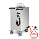 Hupfer Mobile Plate Dispenser. Heated. Single Tube. Suit 180-330mm plates