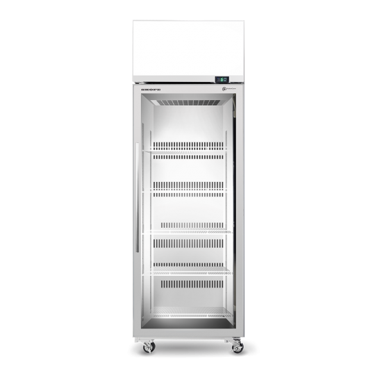 Skope TME ActiveCore Top Mount Display Fridge - 1 Door - Lit Sign  - White