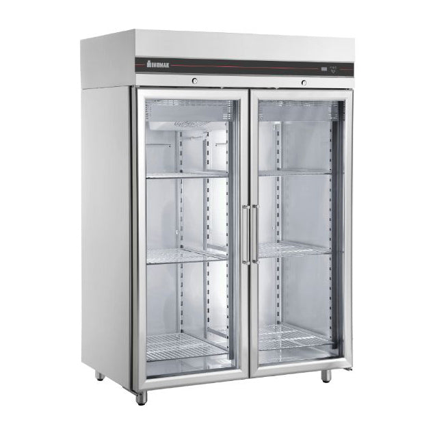 Inomak  Double Glass Door Upright Fridge – 1432L