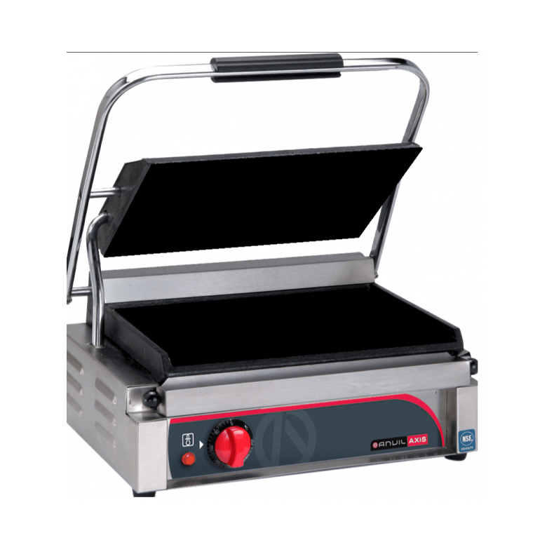 Anvil Single Panini Press Flat Top/Bottom