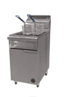 Goldstein Gas V Split Pan Fryer 16Lt per Pan