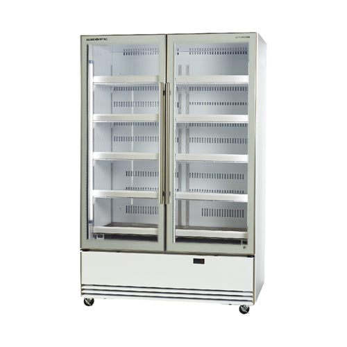Skope 2 Door Glass Fridge 1079 Ltr  with R290 and Skope Connect  - White
