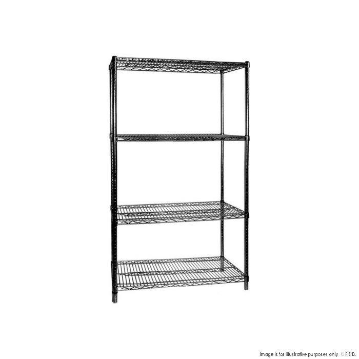 Shelving Set-Black 760x457mm