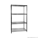 Shelving Set-Black 1525x 457mm