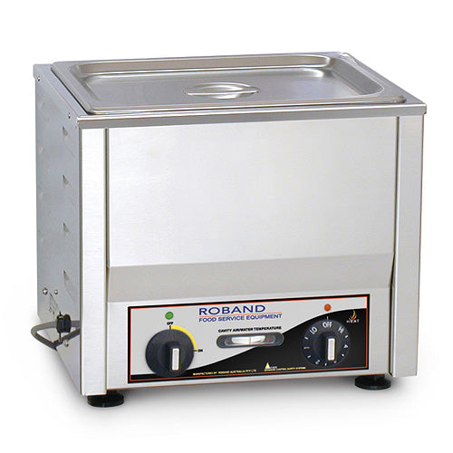 Roband BM1A Counter Top Bain Marie - 1 x 1/2 size, 100mm pan & lid