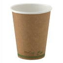 12oz Single Wall Biocup - Kraft, c1000