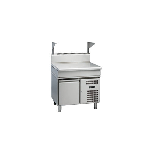 Waldorf 800 Series BT8900S-RB 900mm Bench Top With Salamander Support - Refrigerated Base