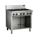 Cobra 6 burner Gas Cooktop - All Open Burners