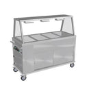 Culinaire 4 module Bain Marie Hot Cupbaord with A Frame Gantry and heat lamps, 20 amp plug