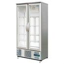 Polar G-Series Double Door Upright Back Bar Fridge Hinged St/St 490Ltr