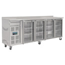 Polar 4 Door Back Bar Fridge