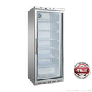 Thermaster 620L Single Glass Door S/S Freezer 777 x 695 x 1890mm