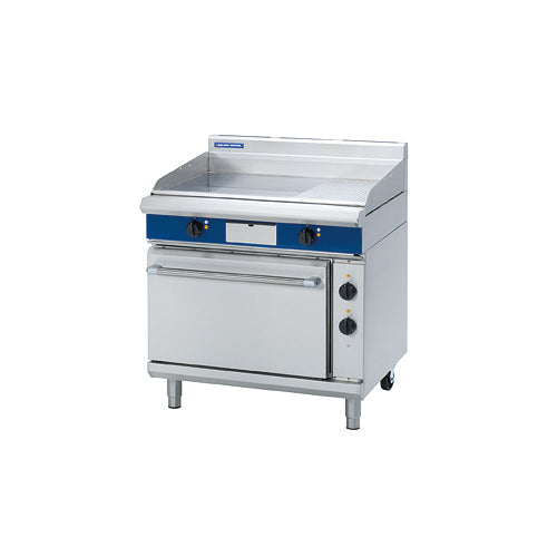 Blue Seal Evolution Series EP506  900mm Electric Griddle Static Oven Range