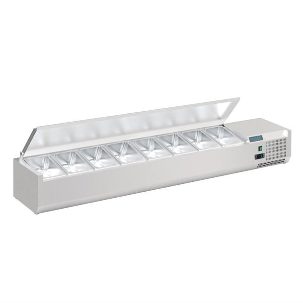 Polar G-Series Refrigerated Countertop Servery Topper 8x GN 1/4 - 1.8m