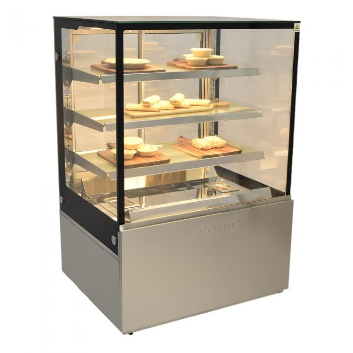 4 tier hot food display 900mm - FD4T0900H