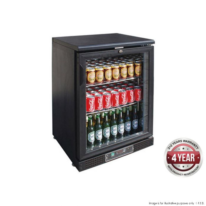 Thermaster 129.2L Single Door Bar Cooler 600 x 535 x 900mm 160W/10A