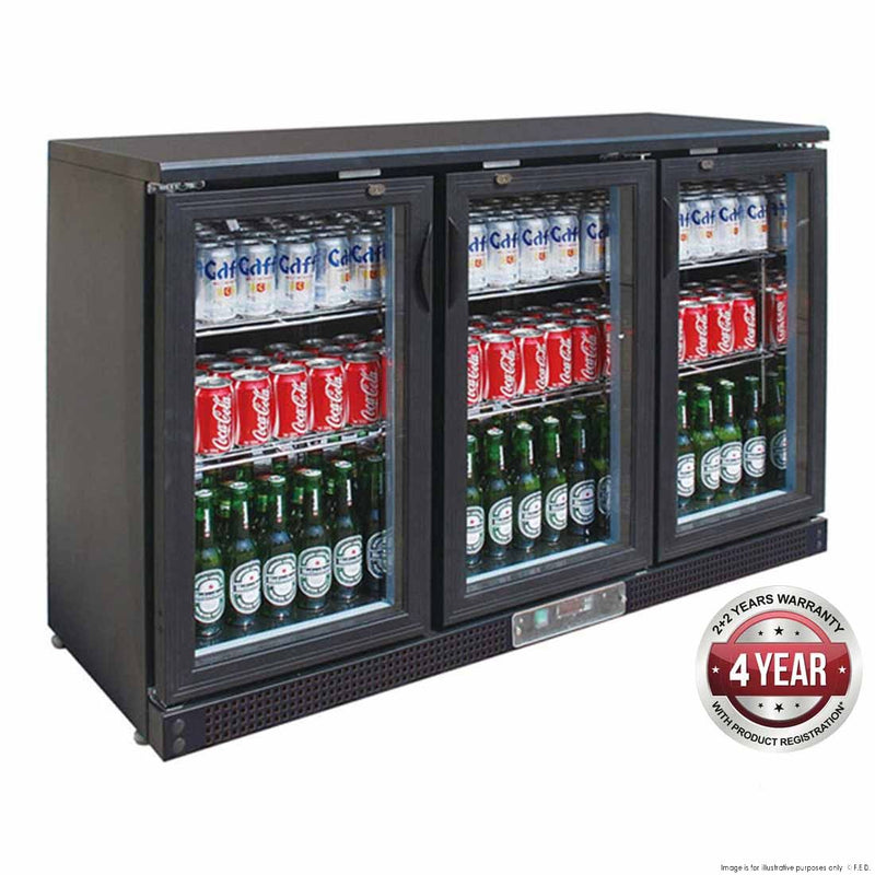 Thermaster 320.3L Three Door Bar Cooler 1350 x 535 x 900mm