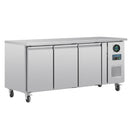 Polar Freezer - Counter, 3 Door - S/Steel - 417 Ltr - 1795(w)*700(d)*860(h)mm