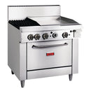 Thor Oven Range 2 Burners 600mm Griddle Natural gas