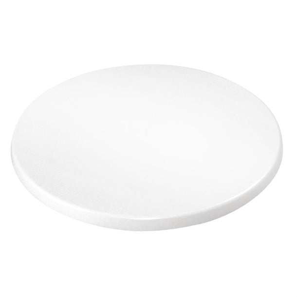 Bolero Round 600mm Table Top (White)