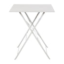 Bolero Grey Pavement Style Steel Table (600mm Square)