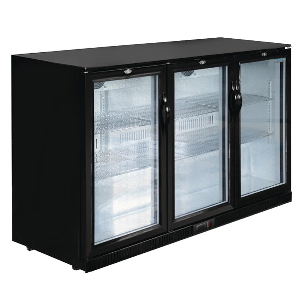 Polar G Series 3 Hinged Door Back Bar Cooler 320Ltr 850x1350x520