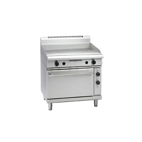 Waldorf 800 Series GP8910GE 900mm Gas Griddle Electric Static Oven Range