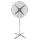 Bolero Flip Top Poseur Table St/St - 600mm dia