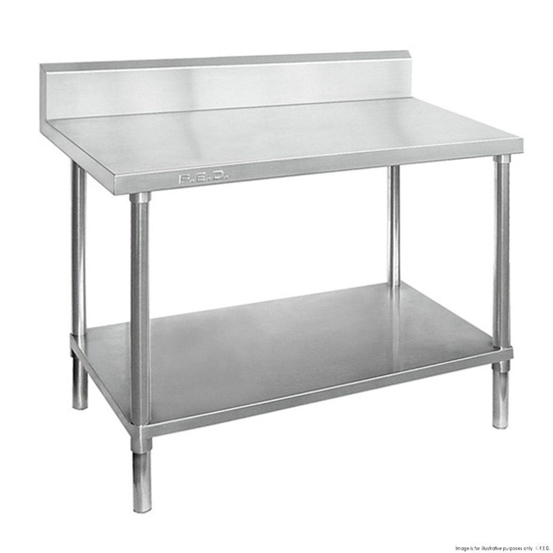 Workbench with Undershelf and Splashback 1200x600x900mm