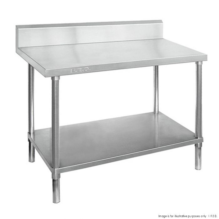 Workbench with Undershelf and Splashback 600x600x900mm