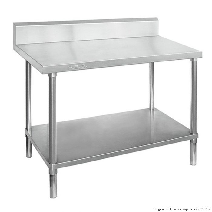 Workbench with Undershelf and Splashback 450x700x900mm