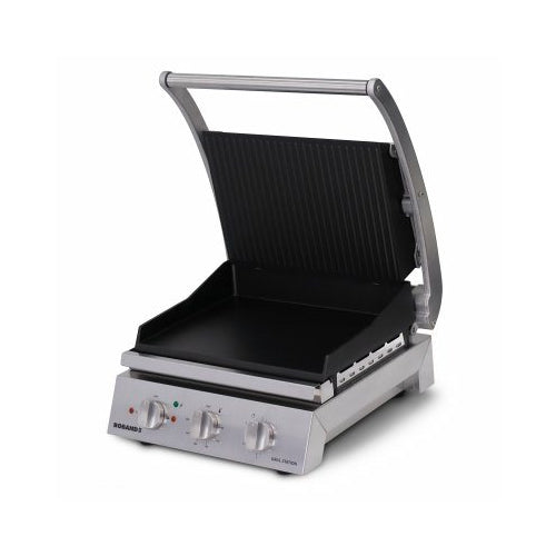 Roband Grill Station 6 Slice Ribbed Top Plate - Teflon Non-Stick Coating