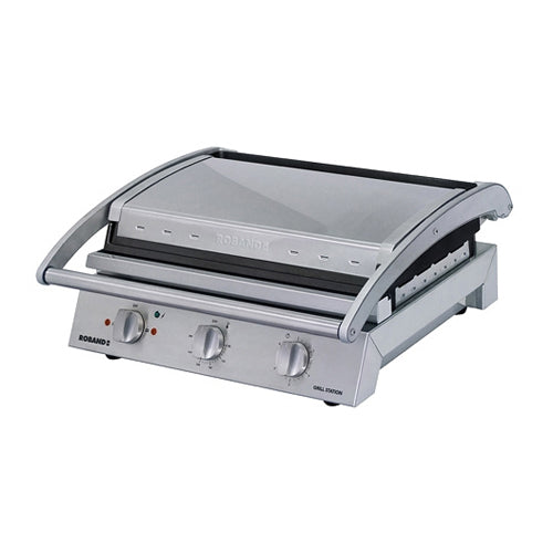 Roband Grill Station 8 Slice Ribbed Top Plate - Teflon Non-Stick Coating