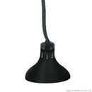 Pull Down Heat Lamp Black 600x1500mm 250W/10A