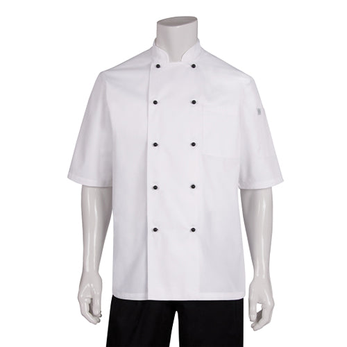 Chef Jacket - White - Macquarie Short Sleeve - 3 Extra Large