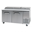 Pizza Prep Counter PP1700 2DR 1702mm 9 Pans