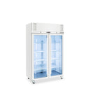 Pearl - 2 Door White Colorbond Upright Display Freezer