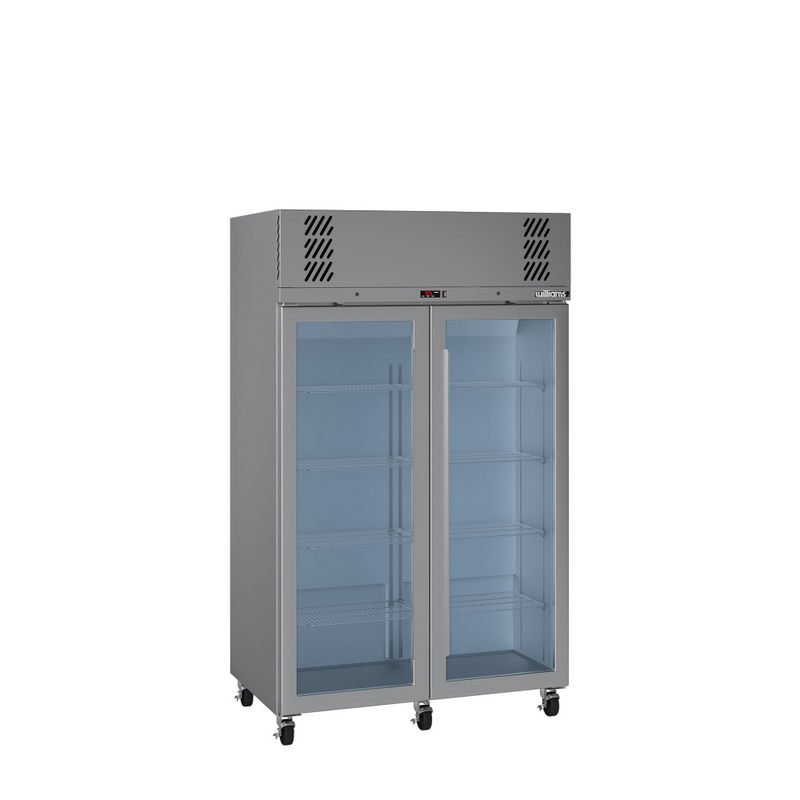 Pearl - 2 Door S/S Upright Display Freezer