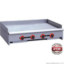 Gas Griddle 4 Burner 1220x850x360+60mm NG-120mj/h