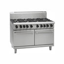 Waldorf 8 Burner Gas Range with 8 burners and 2 ovens