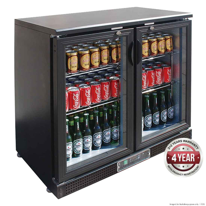 Thermaster 201.6L Two Door Bar Cooler 900 x 535 x 900mm