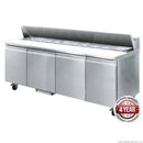 Thermaster 525L S/S Salad Bench Fridge with S/S Lid 2400 x 750 x 1080mm