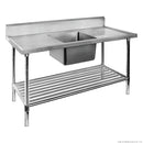 Single Sink Bench - Centre 1500x600x900mm