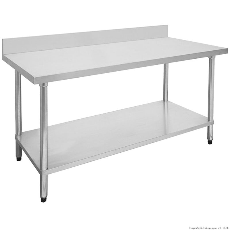 Work Bench with Undershelf And Splashback 600x700x900mm