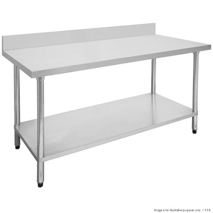 Work Bench with Undershelf And Splashback 300x700x900mm