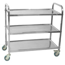 Trolley - 3 Tier S/Steel - 950*550*940mm