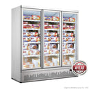 Thermaster 1480L Triple Glass Door Colourbond Upright Supermarket Freezer Bottom Mounted 1880 x 710 x 1990mm