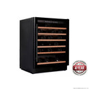 Thermaster 51 Bottles Single Zone Wine Cabinet Black Door 595 x 572 x 820mm