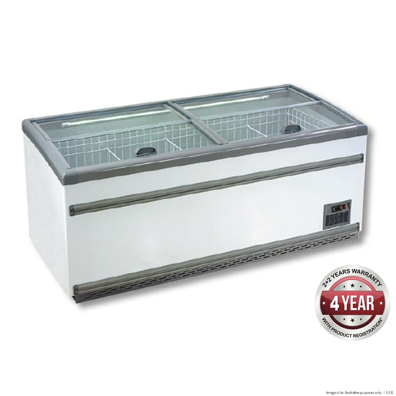 Thermaster 630L Supermarket Island Freezer 1850 x 850 x 855mm